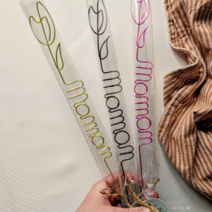 Fleur Tulipe en fil de fer Fête des mères