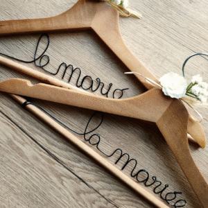 Cintre mariage fil de fer