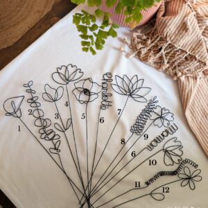 Bouquet de fleurs en fil à personnaliser