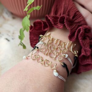 Bracelet personnalisé en fil