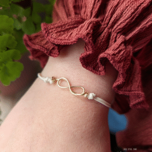 Bracelet prénom mot personnalisé fil de fer