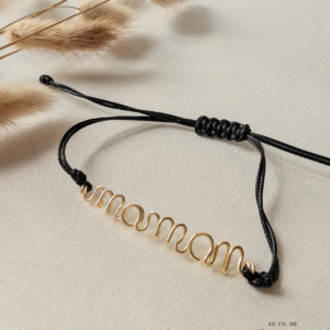 Bracelet prénom mot personnalisé fil de fer