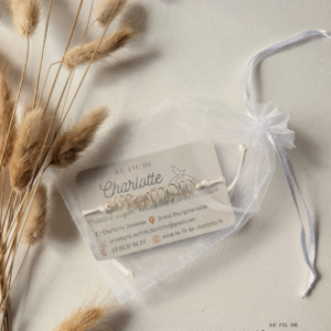 Bracelet prénom mot personnalisé fil de fer