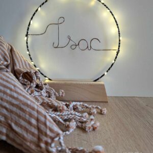 Cercle lumineux 20 cm à personnaliser