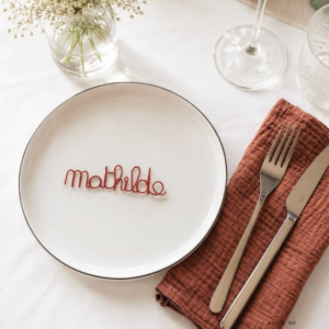 Marque Place En Fil De Fer Mariage
