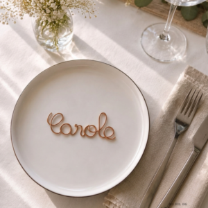 Marque Place En Fil De Fer Mariage
