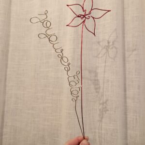 Rose de noël personnalisée