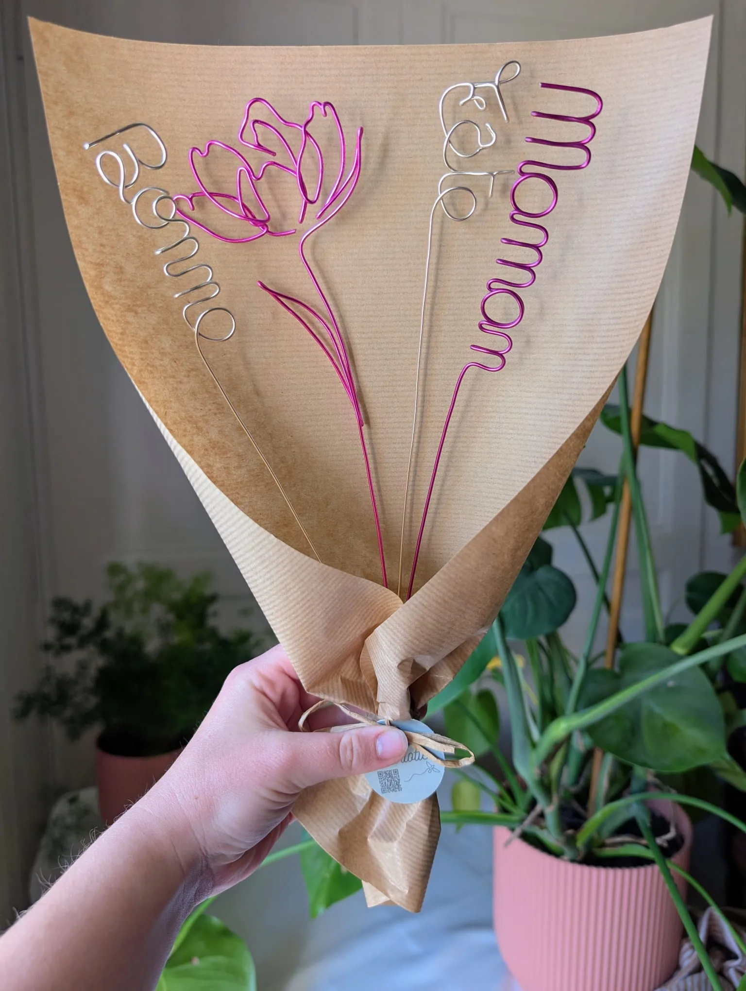 Bouquet de pivoines bonne fête maman