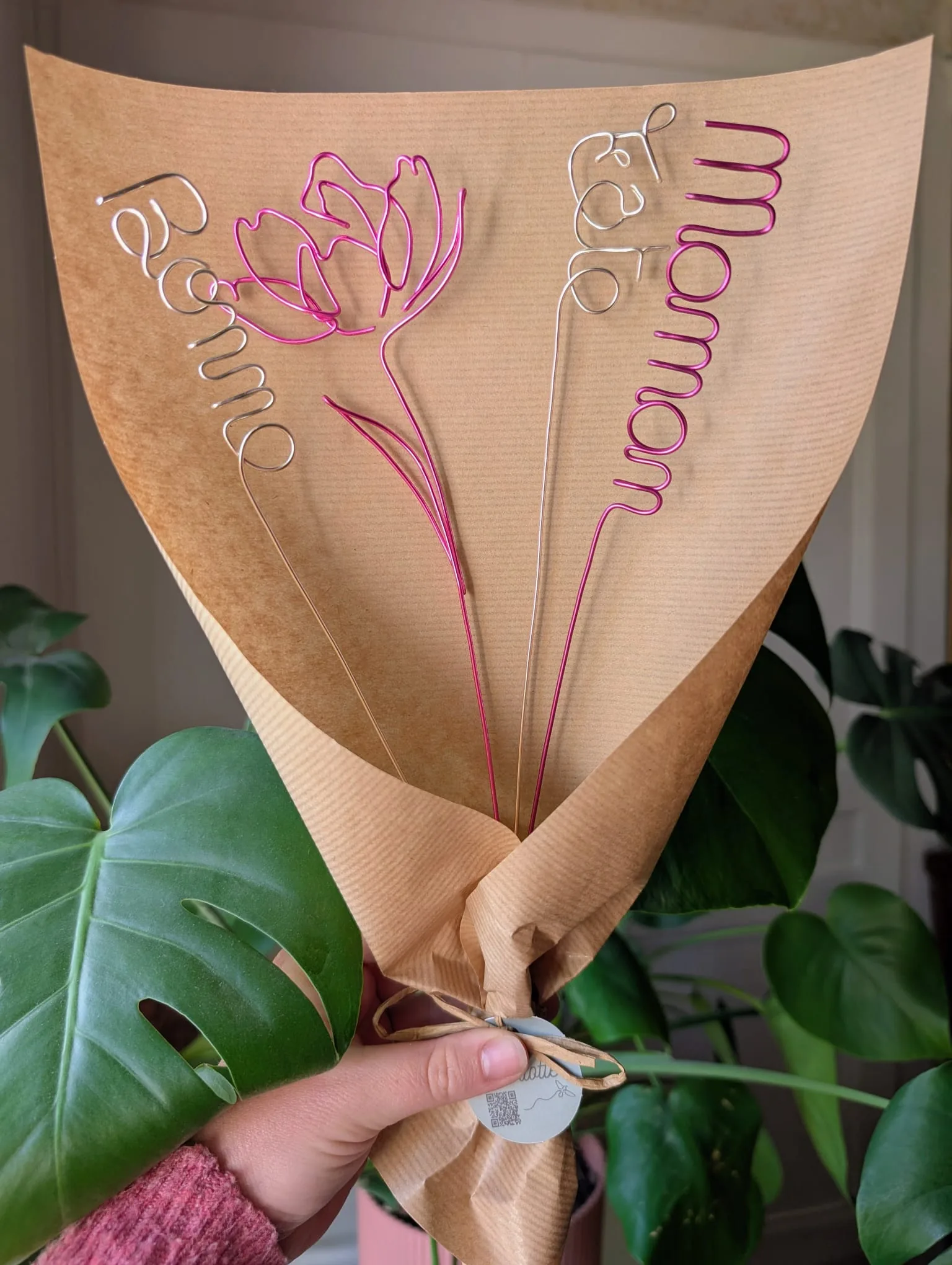 Bouquet de pivoines bonne fête maman