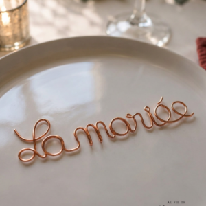 Marque Place En Fil De Fer Mariage